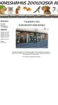 Mobile Screenshot of karlshamnszoologiska.se